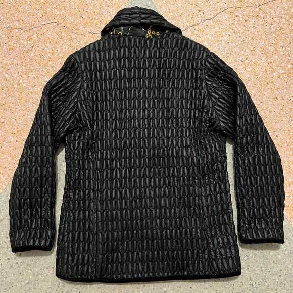 D&G ZILI INC Black Quilt-Like Unisex Slight Puffer Jacket Womens XL, Mens Small - Picture 4 of 4